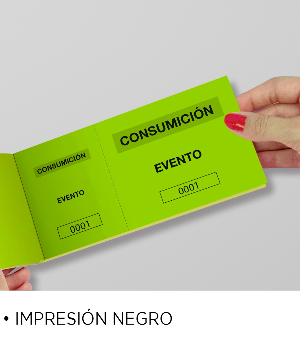 Tickets de consumición