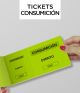 Tickets de consumición